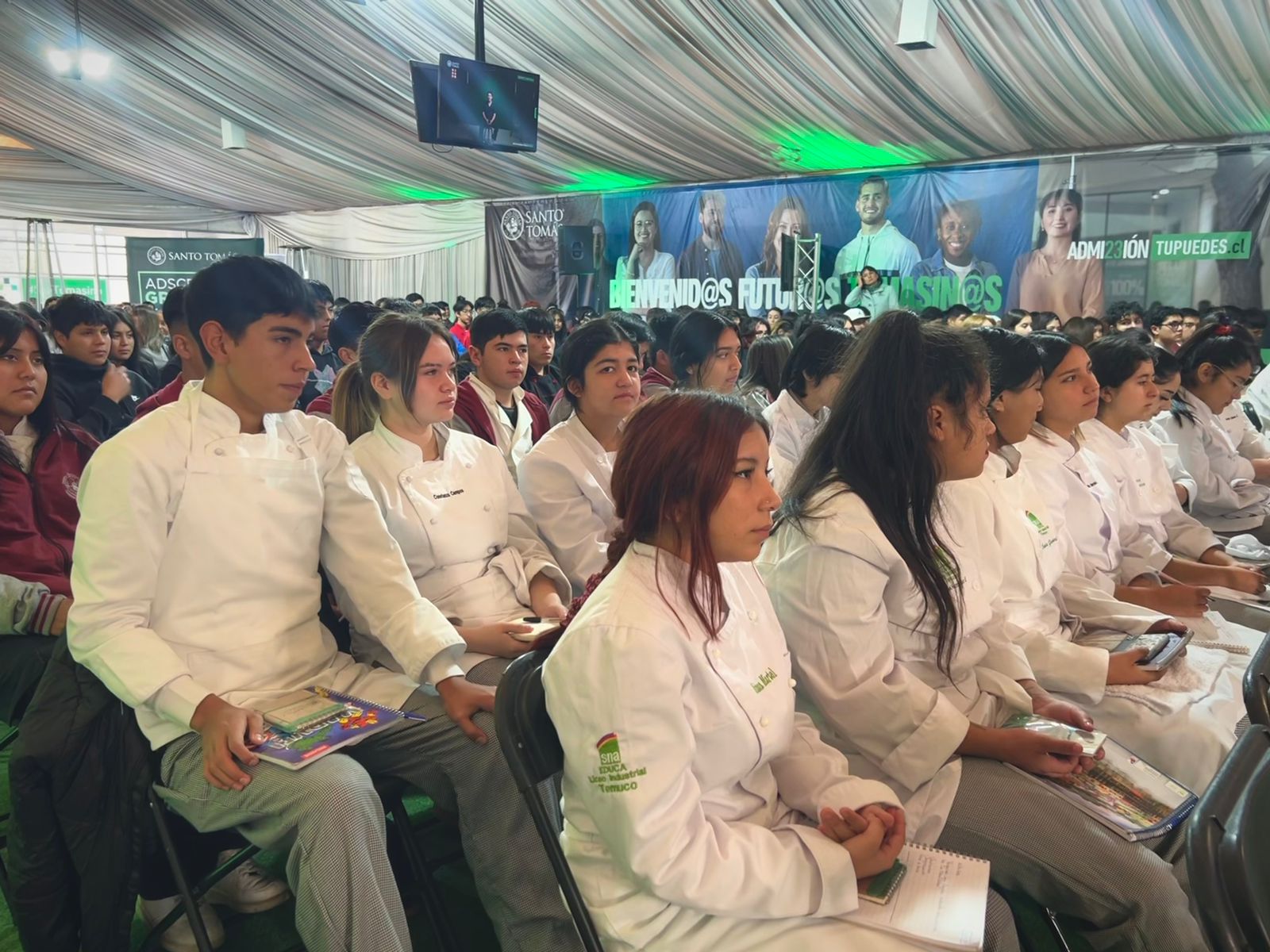 Más de 300 estudiantes fueron parte de atractiva jornada gastronómica en Santo Tomás Temuco