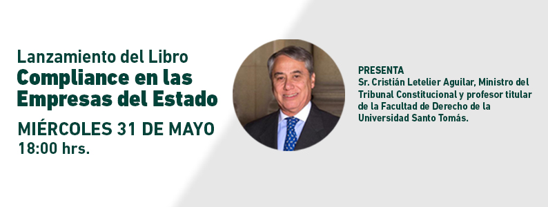 Académico de Derecho realizará lanzamiento de su libro “Compliance en las Empresas del Estado”