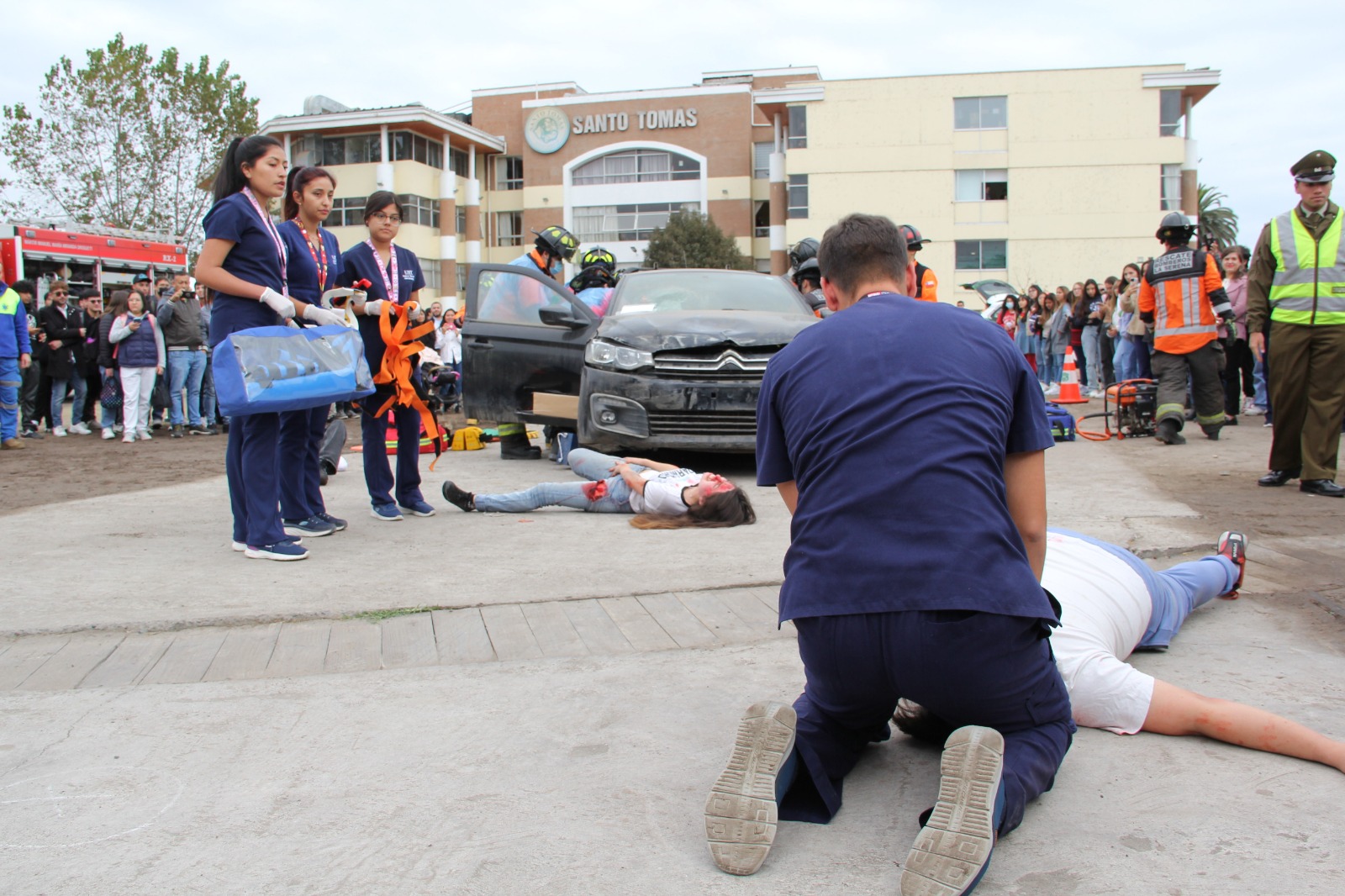 Más de medio millar de estudiantes participaron de feria de seguridad vial en Santo Tomás La Serena