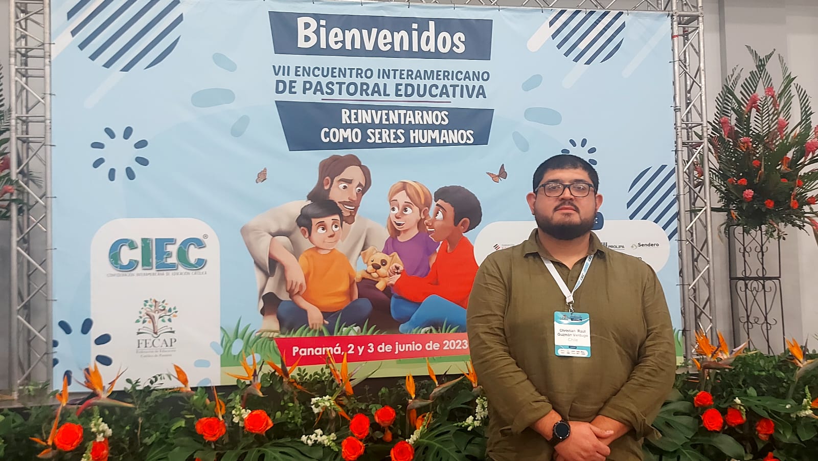 Subdirector Nacional de Formación e Identidad participó en VII Encuentro Interamericano de Pastoral Educativa en Panamá