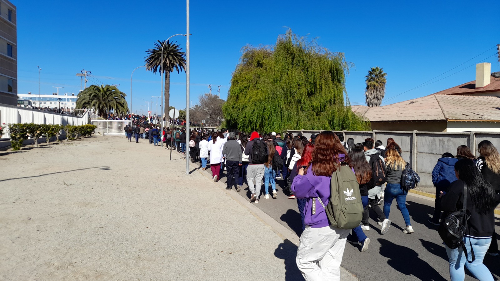 1600 tomasinos participaron de simulacro de Terremoto y tsunami en Santo Tomás La serena