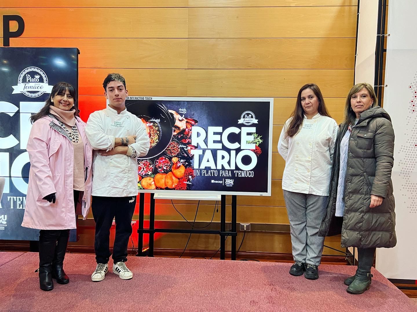 Seis recetas de estudiantes de Santo Tomás son parte del libro “Recetario: Un Plato para Temuco”