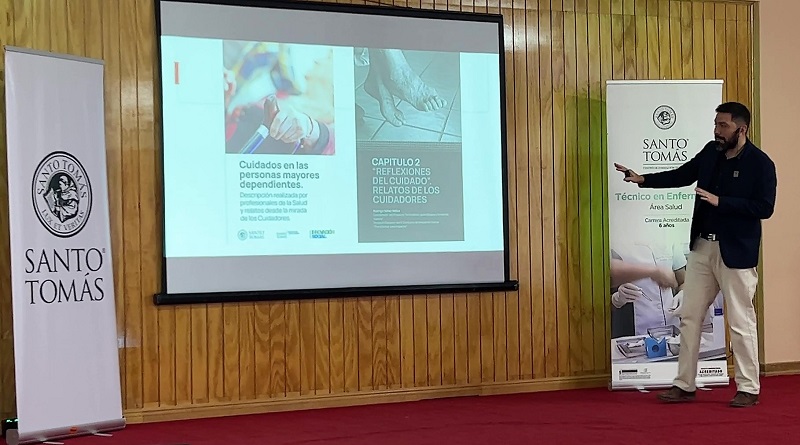 Santo Tomás Punta Arenas presentó libro digital para el cuidado de personas mayores