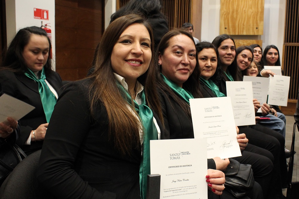 Más de 20 mujeres de la Provincia de Punilla se capacitaron como cajeras de supermercado