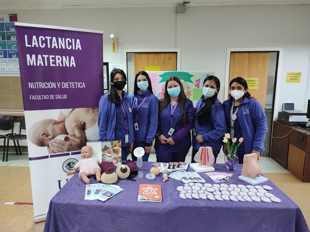 Académicos y docentes UST Los Ángeles y su activo rol informando sobre lactancia materna