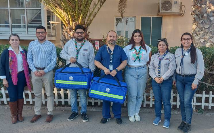 Scouts del distrito Copayapu fueron capacitados en primeros auxilios y RCP por el área de salud de Santo Tomás Copiapó