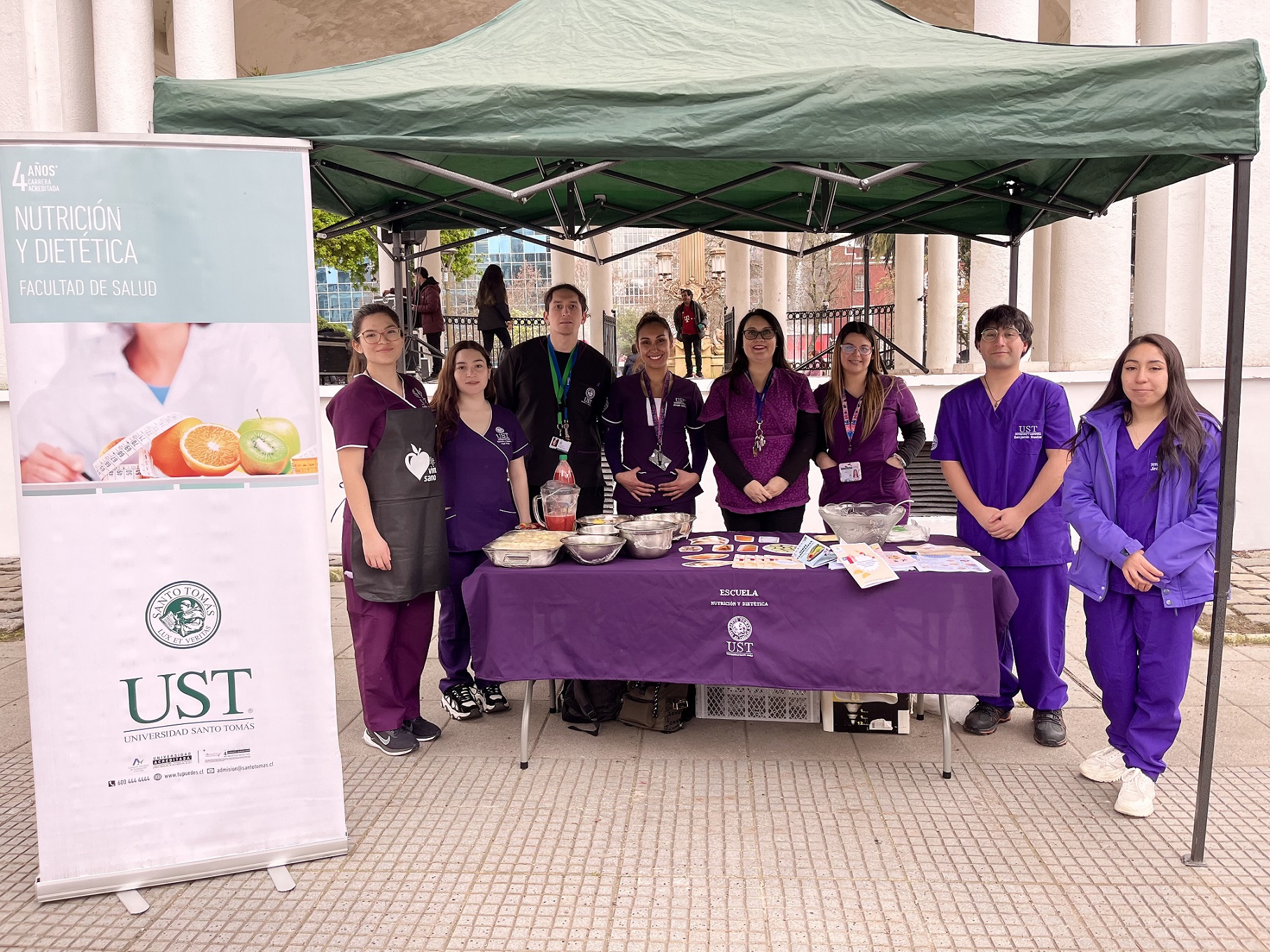 Con alimentación saludable, Nutrición y Dietética de UST Concepción protagonizó Feria “Conce Celebra Consciente”