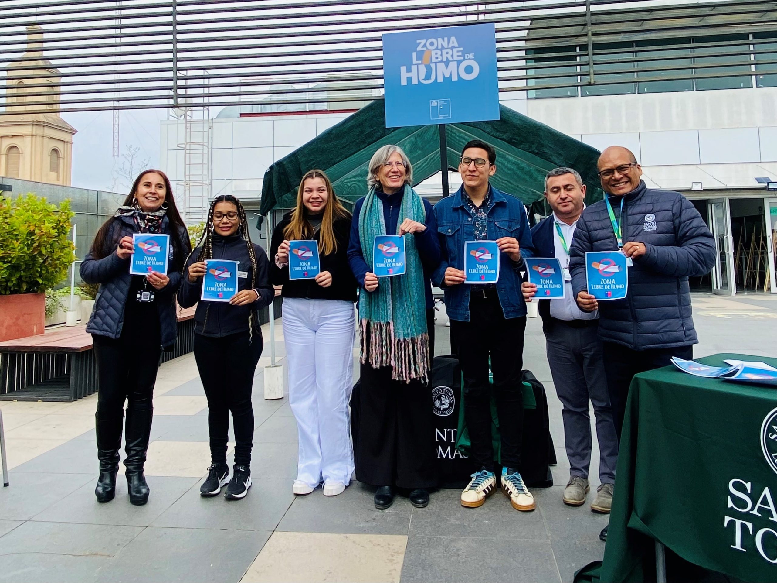 Santo Tomás Curicó oficialmente sede-espacio "Libre de humo"