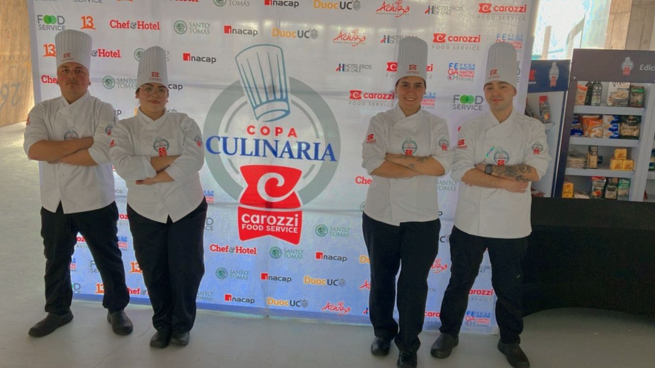 Estudiantes de Rancagua llegaron a la semifinal de la Copa Culinaria Carozzi