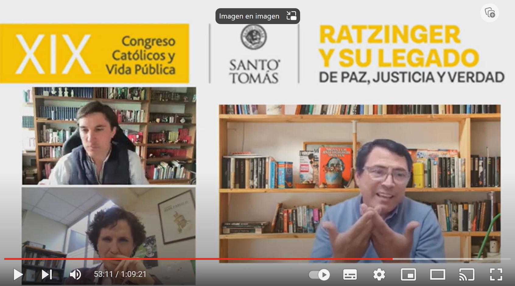 "Introducción al Cristianismo" de Joseph Ratzinger: Reflexiones sobre su legado en ciclo de conversatorios organizado por Santo Tomás