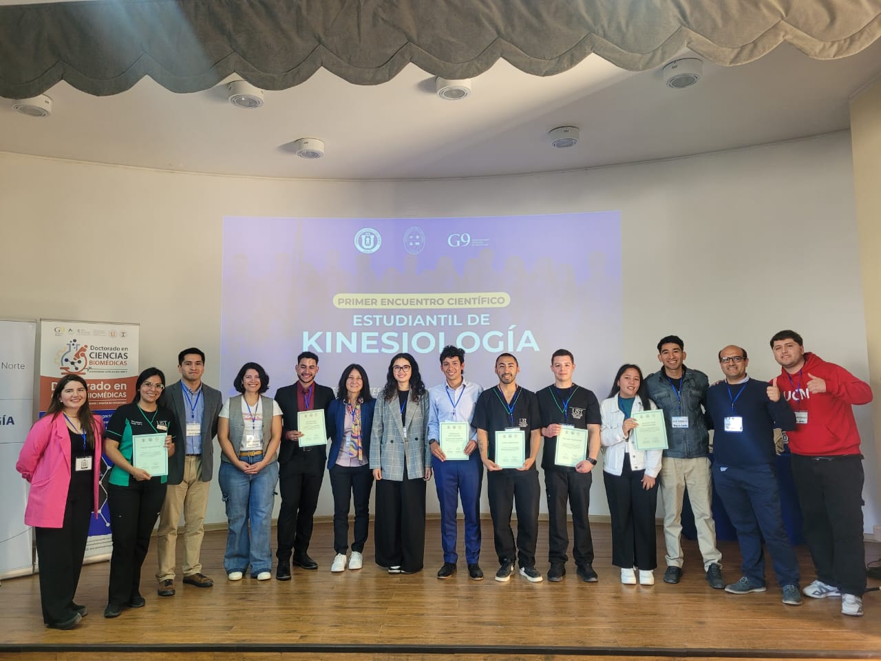 Estudiantes de Kinesiología de UST La Serena obtuvieron los tres primeros lugares en competencia regional