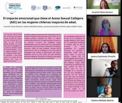 Estudiantes de la UST Temuco exponen en Congreso Internacional sobre Impacto del acoso sexual callejero