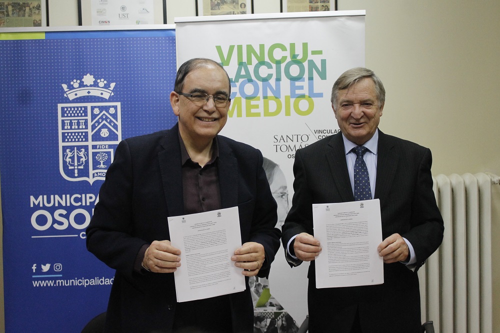 Santo Tomás Osorno y Municipalidad firman convenio de colaboración