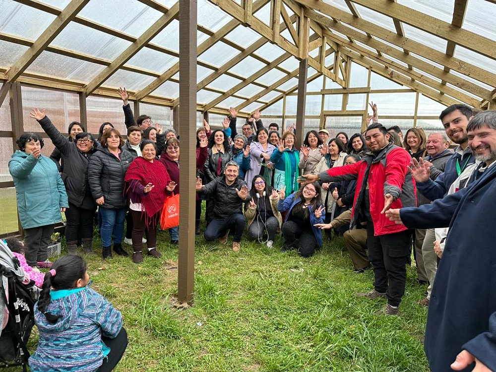 IP-CFT Santo Tomás Osorno inaugura Proyecto Emblemático de Huertos Comunitarios en beneficio de vecinos de Rahue