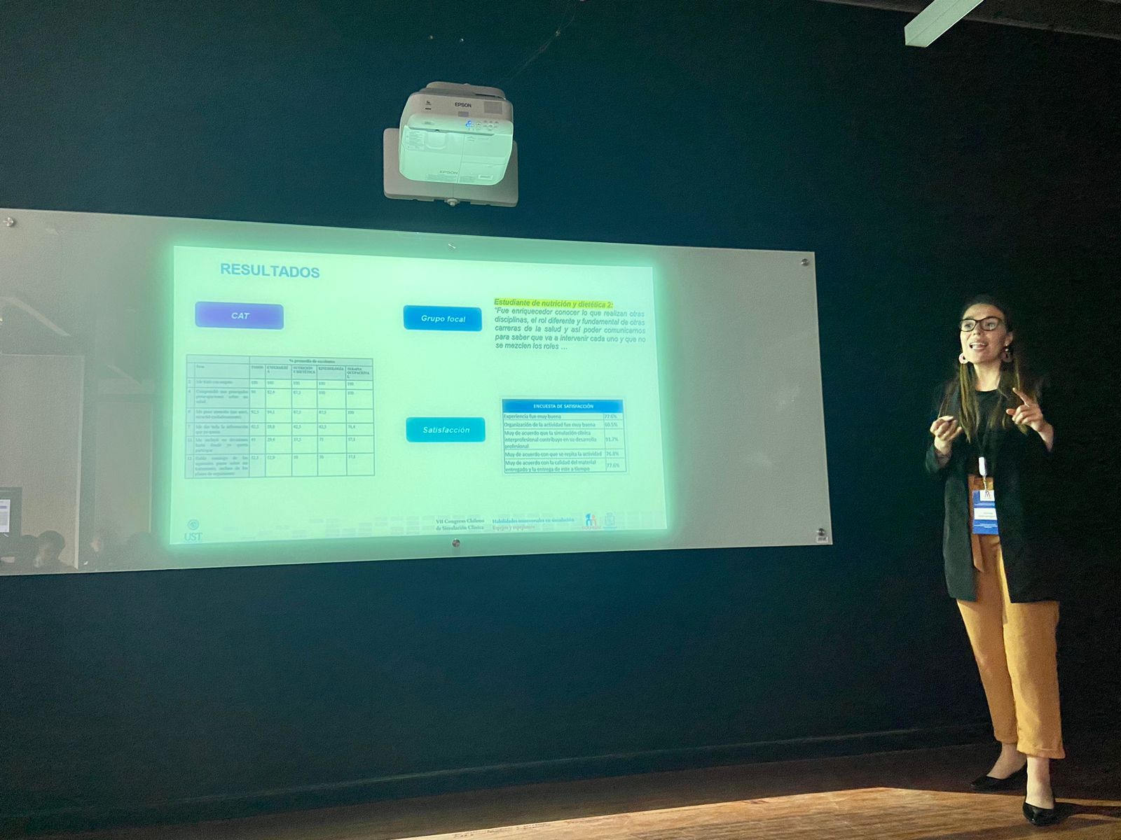 Académicas de Santo Tomás Los Ángeles Exponen en VII Congreso Chileno de Simulación Clínica