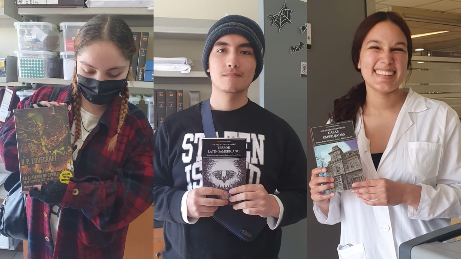 Estudiantes ganaron libros de Terror en concurso de la Biblioteca de Santo Tomás Concepción