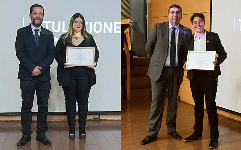 Egresadas de Preparador Físico y Medicina Veterinaria reciben el “Premio Santo Tomás” en ceremonias de titulación de sede Viña del Mar