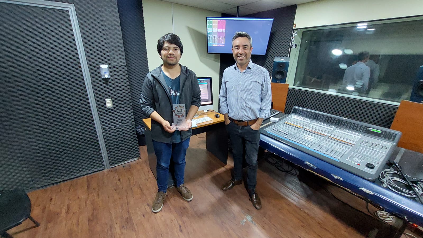 Estudiante de Técnico en Sonido de Santo Tomás Concepción obtiene primer lugar en SonFest 2023