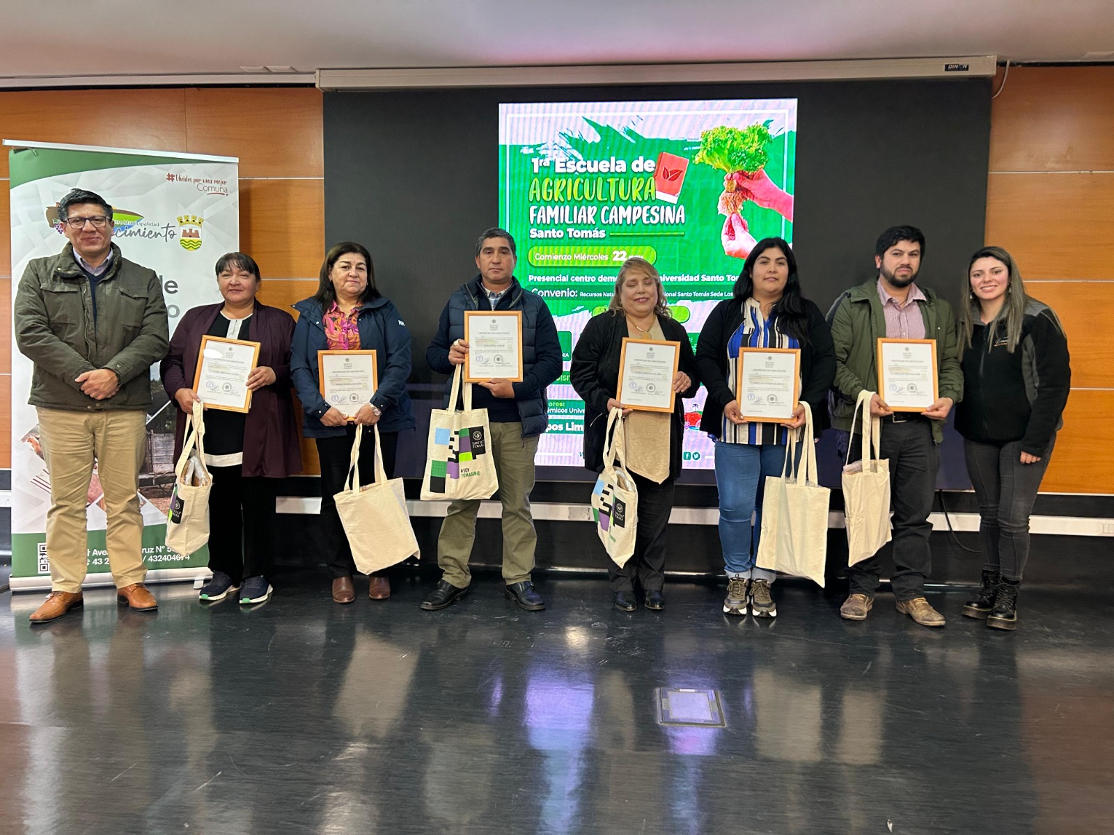 NACIMENTANOS SE CERTIFICAN EN LA PRIMERA ESCUELA DE AGRICULTURA FAMILIAR CAMPESINA DE SANTO TOMÁS