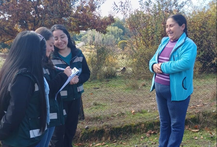 Estudiantes de Técnico e Ingenería Agrícola diagnostican a comunidades rurales de Nacimiento