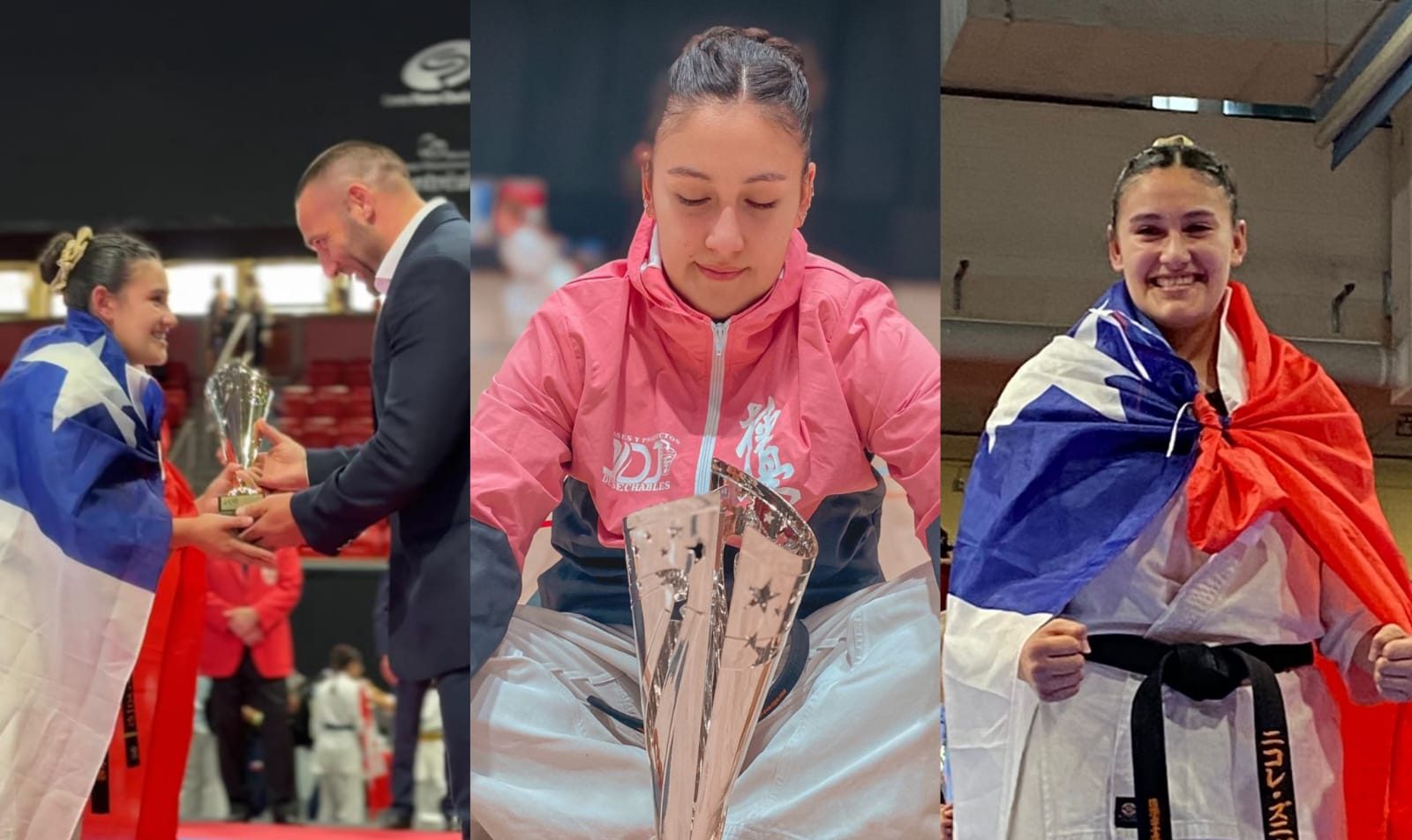 Tomasina de Medicina Veterinaria se corona Campeona Mundial de Karate