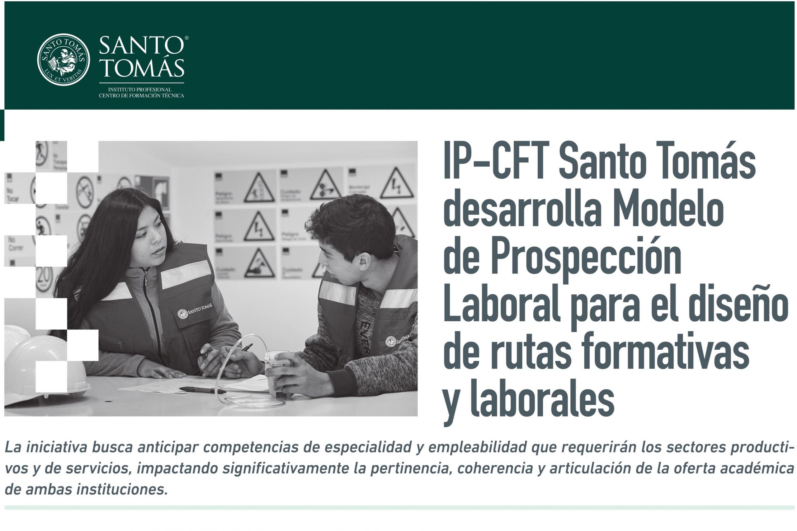 IP-CFT Santo Tomás desarrolla Modelo de Prospección Laboral para el diseño de rutas formativas y laborales