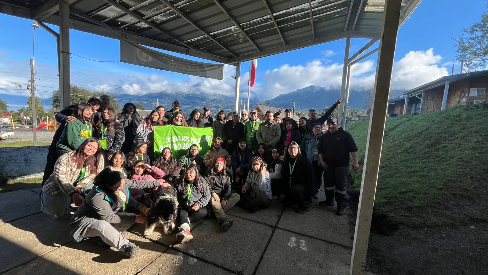 Estudiantes de Santo Tomás Osorno viajaron hasta Cochamó a realizar Trabajos Voluntarios de Invierno