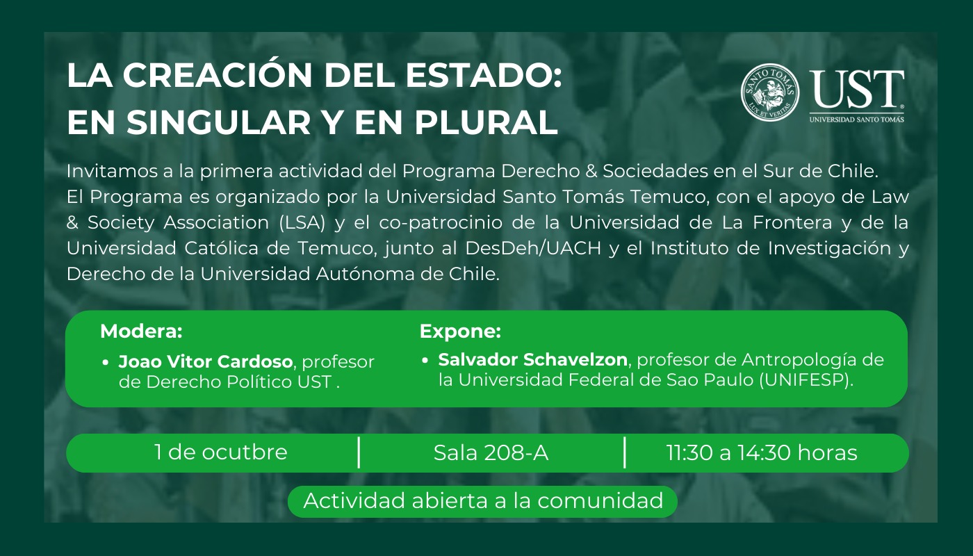 Extienden plazo para participar en Programa Derecho & Sociedades en el Sur de Chile: Una red interdisciplinaria de investigación