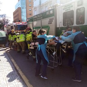 Simulacro de accidente de tránsito logró el objetivo de sensibilizar a la población