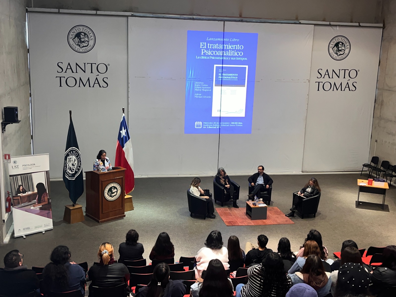 Área de Formación e Identidad y carrera de Psicología realizaron presentaciones de libros con sus autores en Santo Tomás La Serena